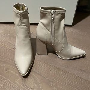 Nude Steve Madden Ankle Boots